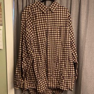 Columbia Mens Long Sleeve Flannel Shirt Size 4XL